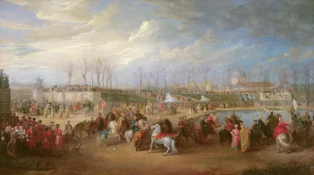 Mehemet Effendi, Turkse ambassadeur, arriveert op 21 maart 1721 in de Tuilerieën, na 1721